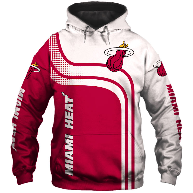 Miami Heat hoodie 3D cheap basketball 