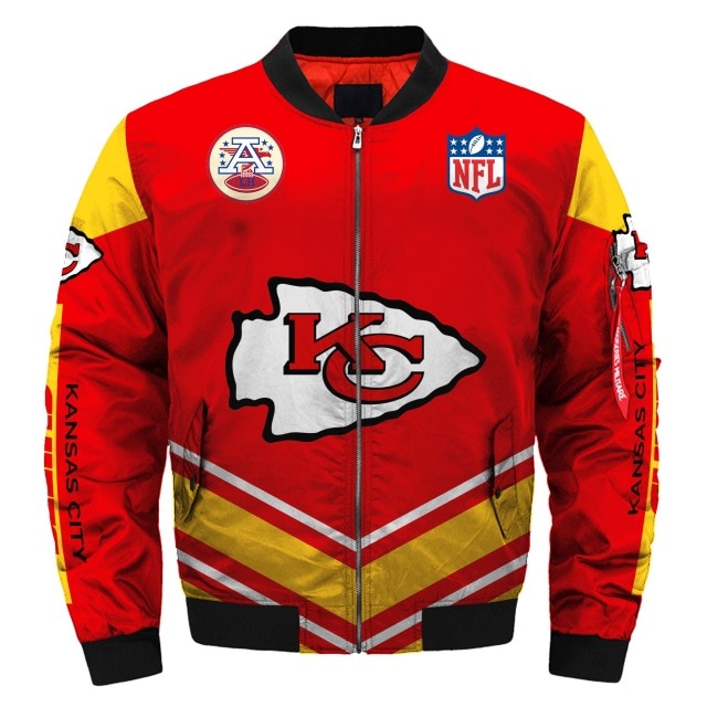 Kansas City Chiefs bomber jacket winter coat gift for men -Jack sport shop