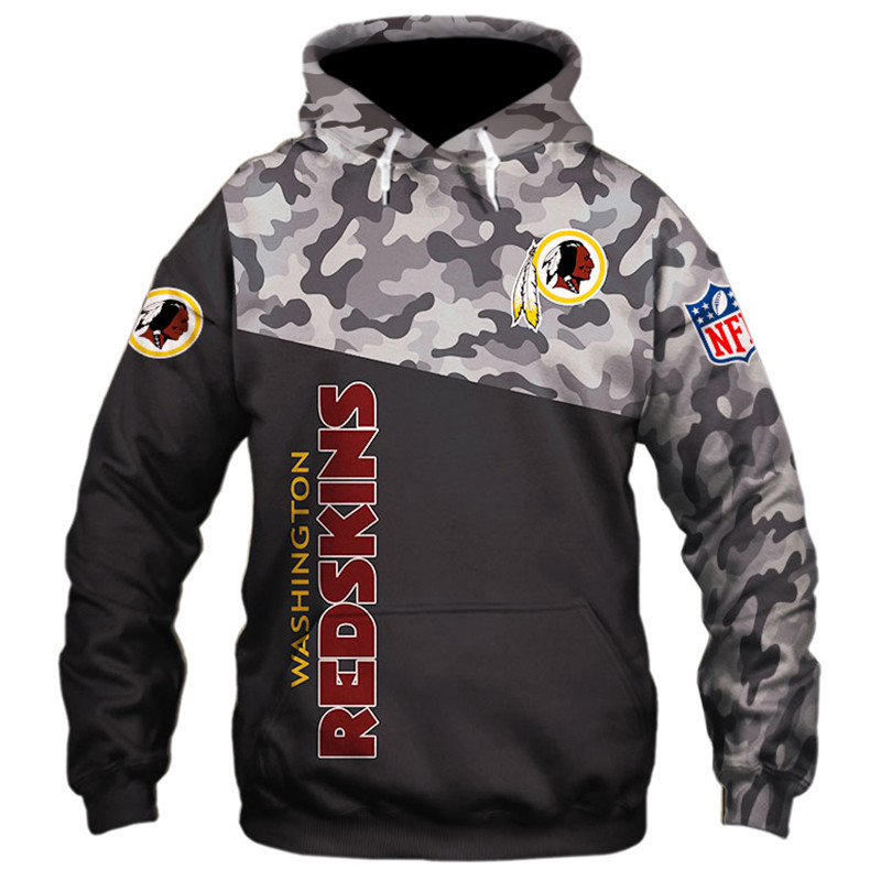 washington redskins military hoodie