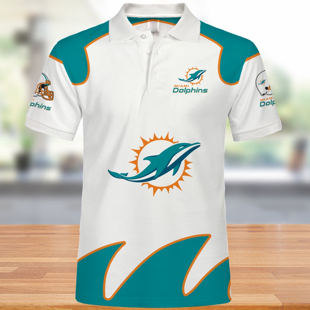 Miami Dolphins Polo Shirts Summer gift 