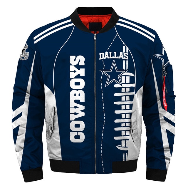 Dallas Cowboys bomber jacket winter coat gift for men -Jack sport shop