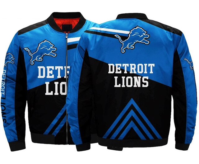Detroit Lions bomber jacket 1ariations