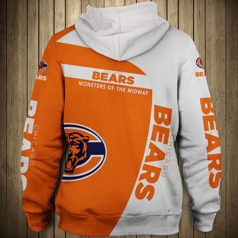 Chicago Bears Hoodie 3D cheap Sweatshirt Pullover gift for fans -Jack ...