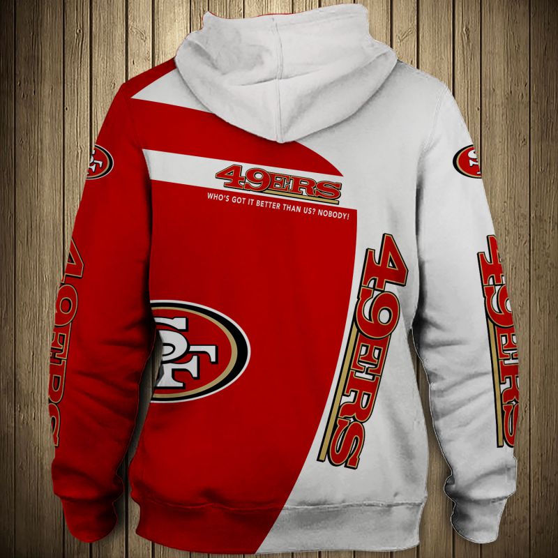 San Francisco 49ers hoodie 3D cheap Sweatshirt Pullover gift for fans ...