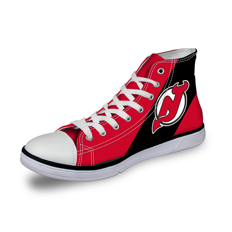New Jersey Devils 3D print Canvas Shoes cheap price Sneakers for women ...