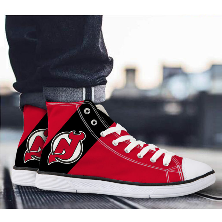 New Jersey Devils 3D print Canvas Shoes cheap price Sneakers for women ...