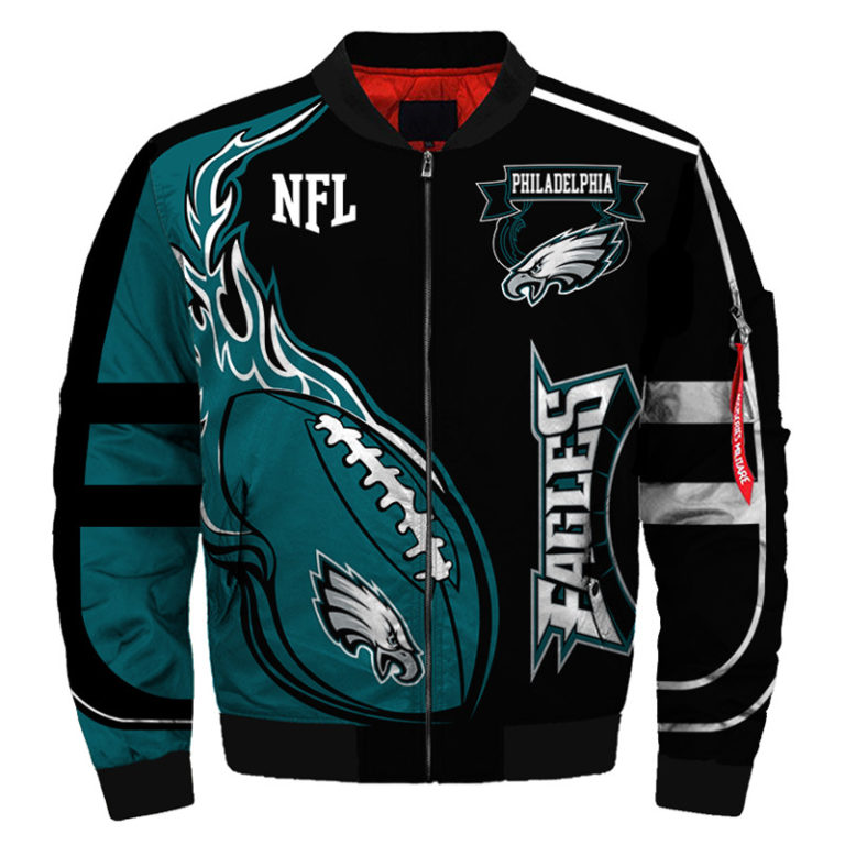 Philadelphia Eagles bomber jacket Fashion winter coat gift for men ...