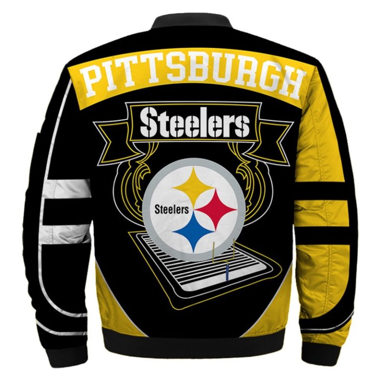 Pittsburgh Steelers bomber jacket winter coat gift for men -Jack sport shop