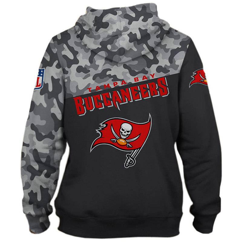 Tampa Bay Buccaneers Military Hoodies 3D Sweatshirt Long Sleeve New ...