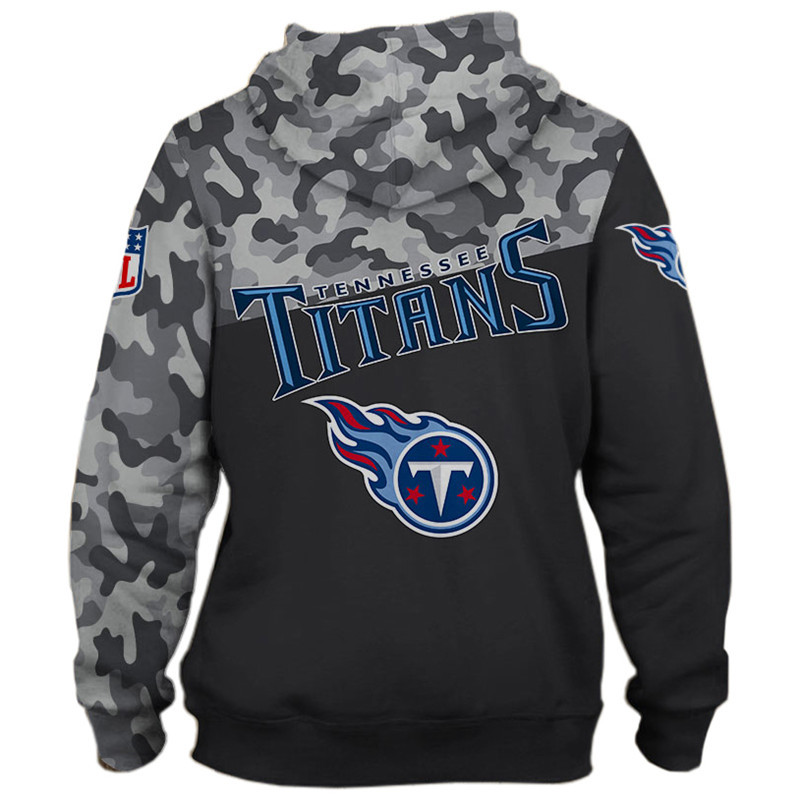 Tennessee Titans Military Hoodies 3D Sweatshirt Long Sleeve New Season ...