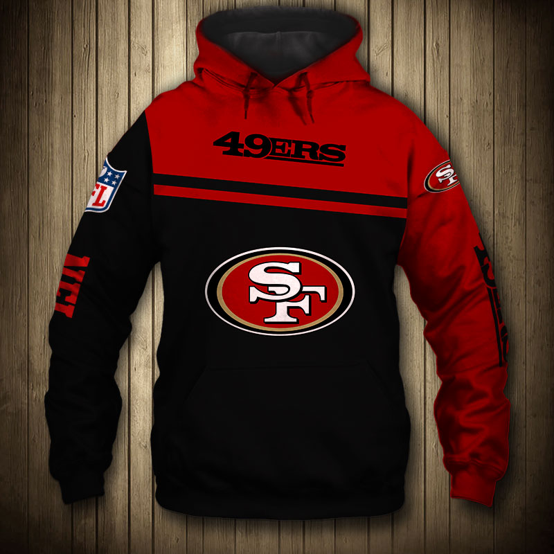 San Francisco 49ers 3D Skull Zip Hoodie Pullover Sweatshirt for fans ...