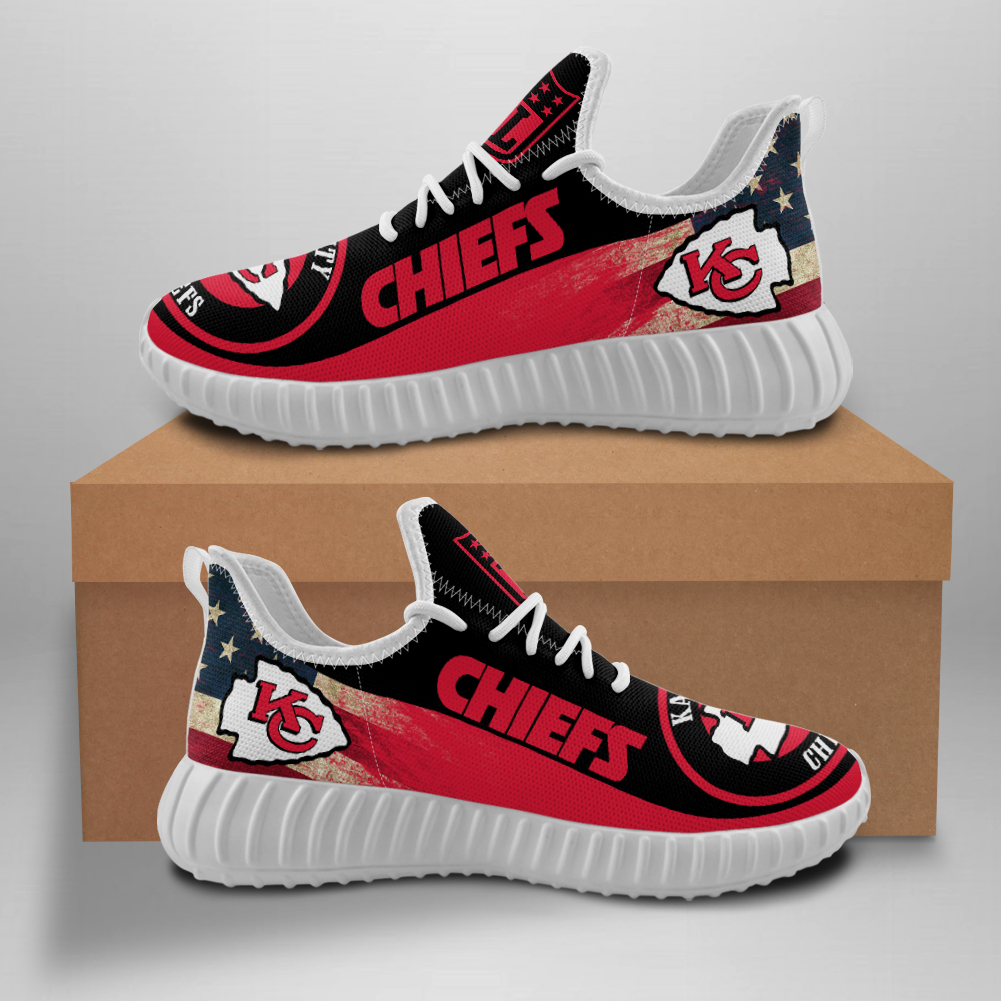 Kansas City Chiefs shoes Customize Sneakers Style #1 Yeezy Shoes for ...