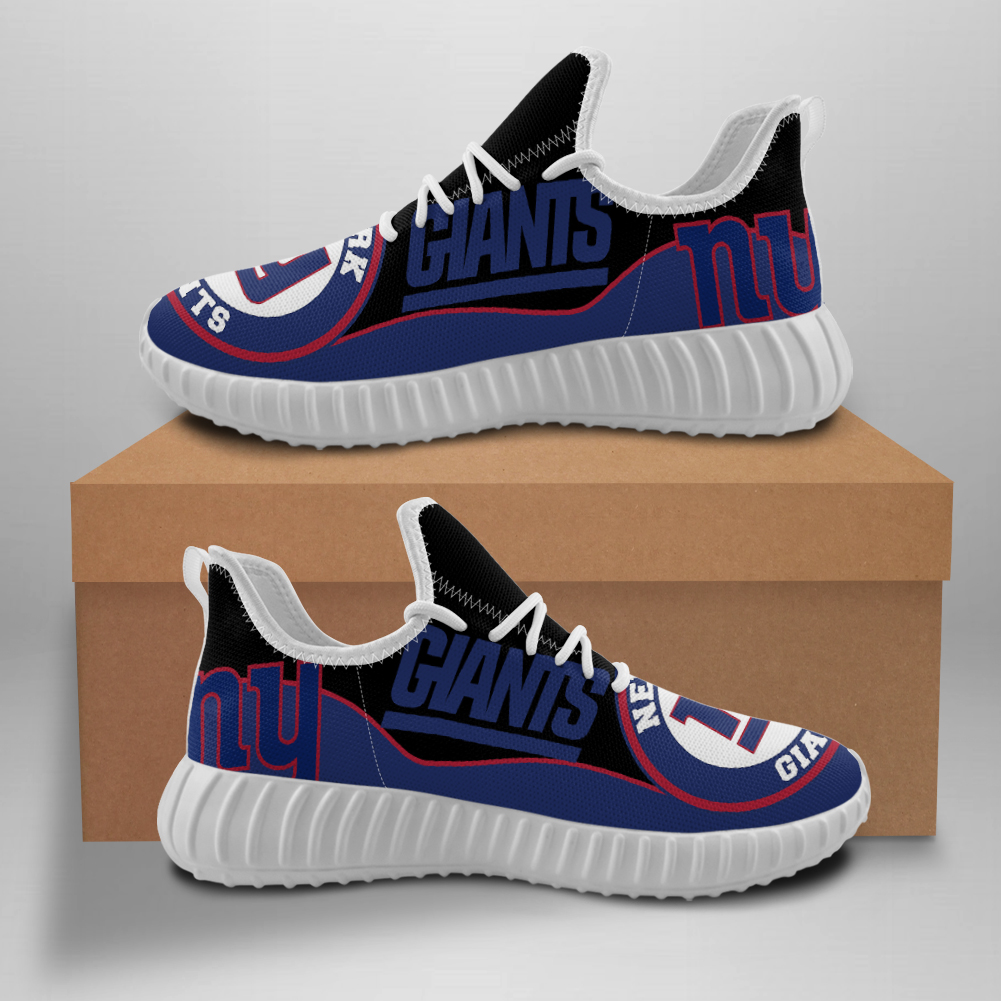 New York Giants shoes Customize Sneakers Style #1 Yeezy Shoes for women ...