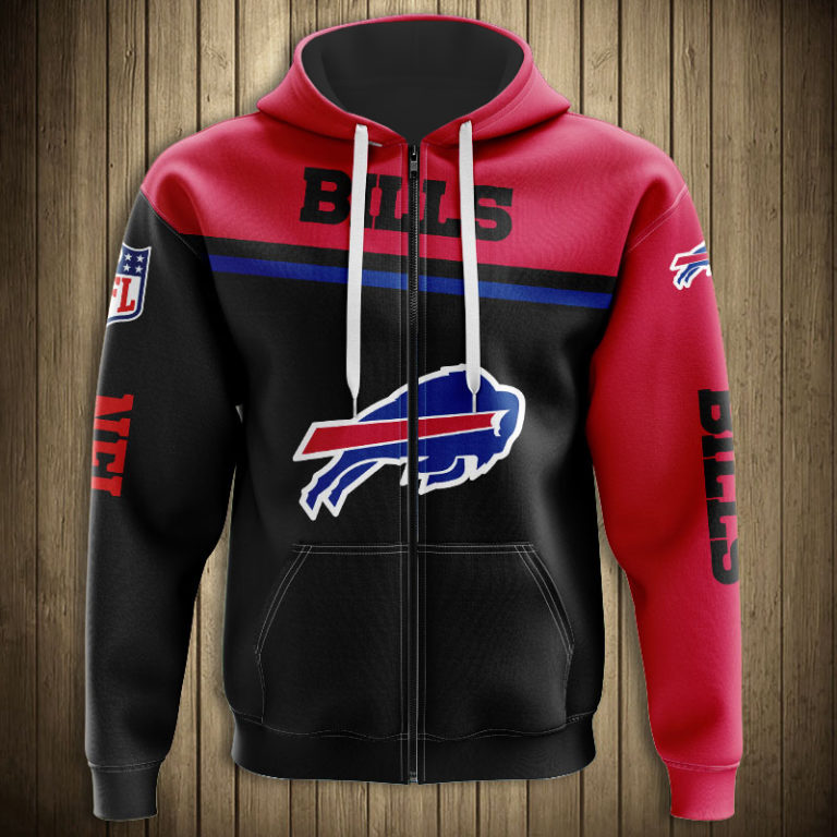 Buffalo Bills 3D Skull Zip Hoodie Pullover Sweatshirt for fans -Jack ...
