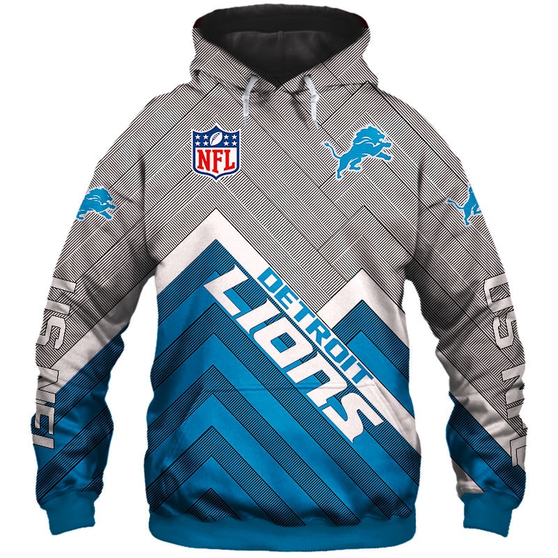Detroit Lions Hoodie 3D cheap Long Sweatshirt Pullover size S-5XL -Jack ...