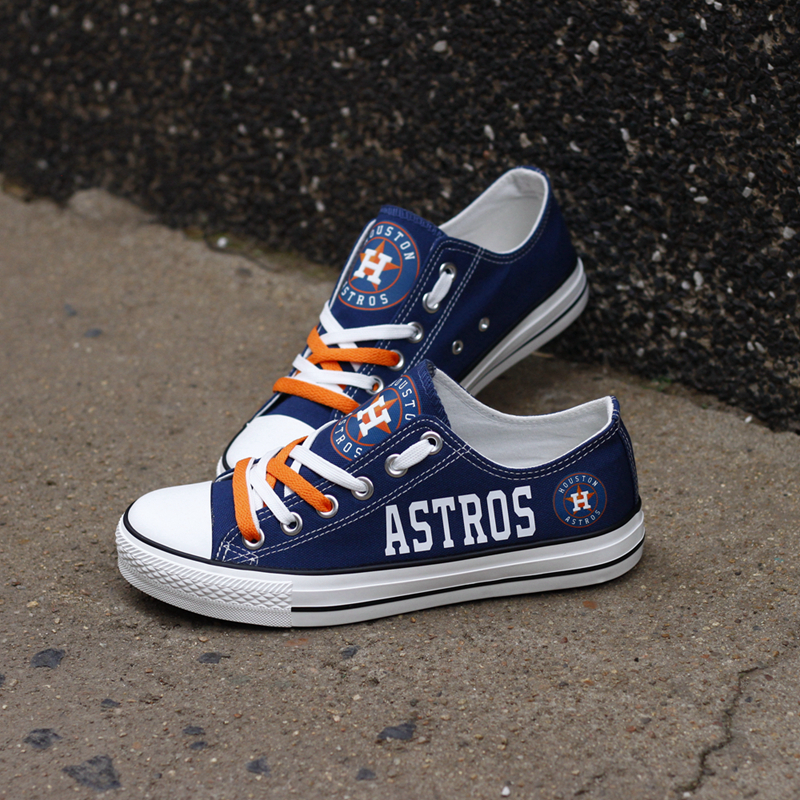 Houston Astros Low Top Canvas Shoes Limited Sneakers Style #1 gift for ...