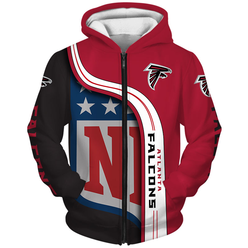 Atlanta Falcons 3D Hoodie Pullover Sweatshirt NFL for fans -Jack sport shop