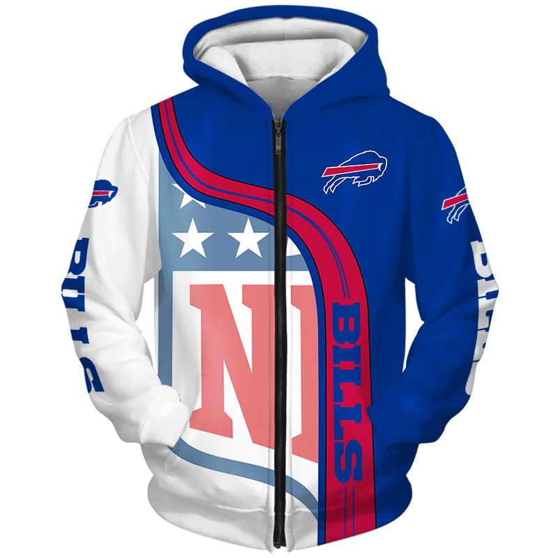 Buffalo Bills 3D Hoodie Pullover Sweatshirt NFL for fans -Jack sport shop
