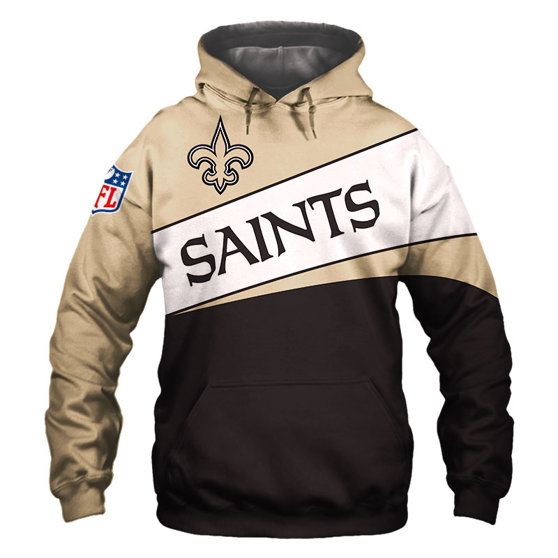 New Orleans Saints Hoodie 3D Long Sleeve Pullover new season -Jack ...