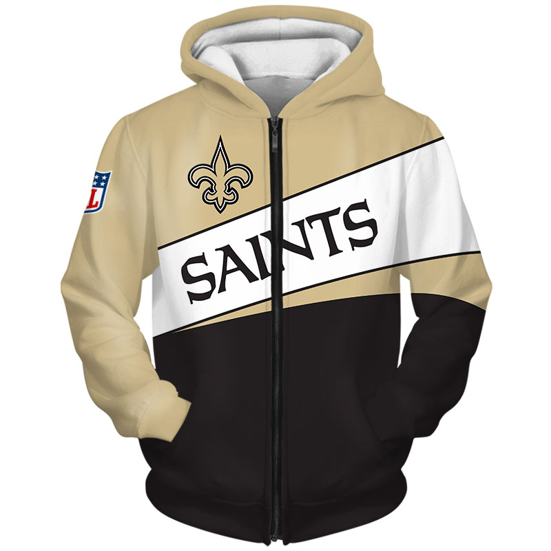 New Orleans Saints Hoodie 3D Long Sleeve Pullover new season -Jack ...