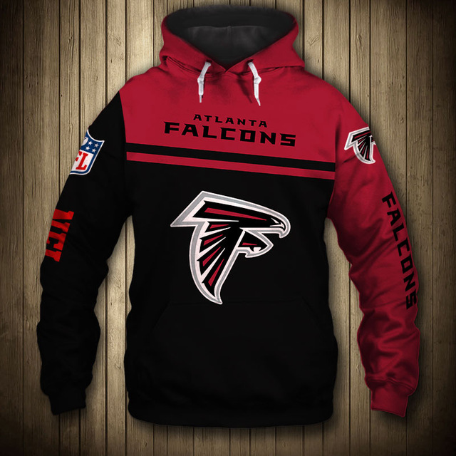 Atlanta Falcons 3D Skull Zip Hoodie Pullover Sweatshirt for fans -Jack ...