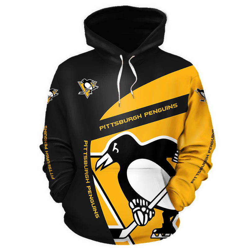 Pittsburgh Penguins Hoodie 3D With Hooded Long Sleeve gift for fans