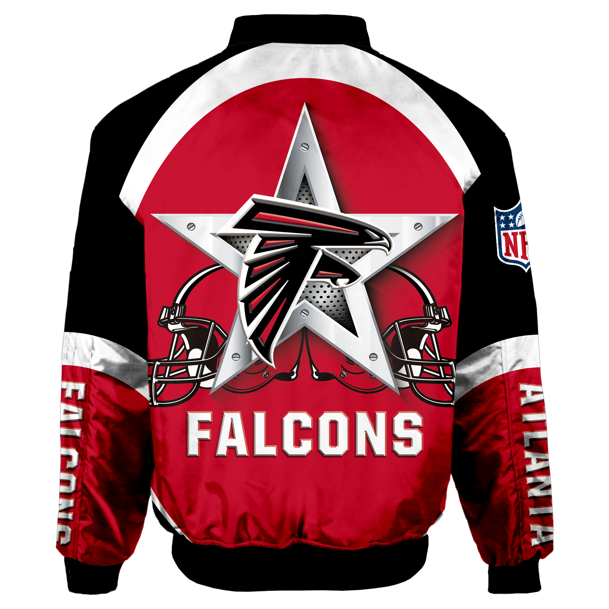 Atlanta Falcons Bomber Jacket Graphic Running men gift for fans -Jack ...