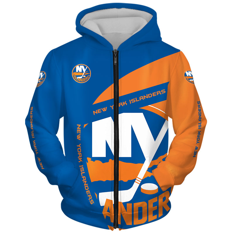 New York Islanders Hoodie 3D With Hooded Long Sleeve gift for fans ...