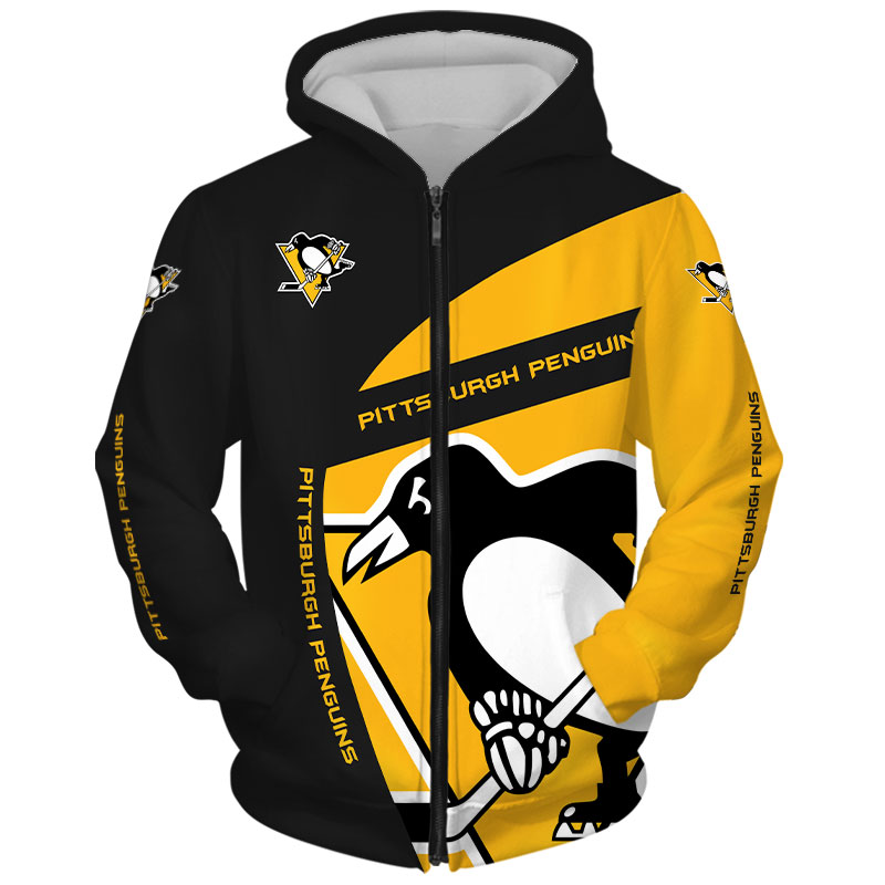 Pittsburgh Penguins Hoodie 3D With Hooded Long Sleeve gift for fans ...