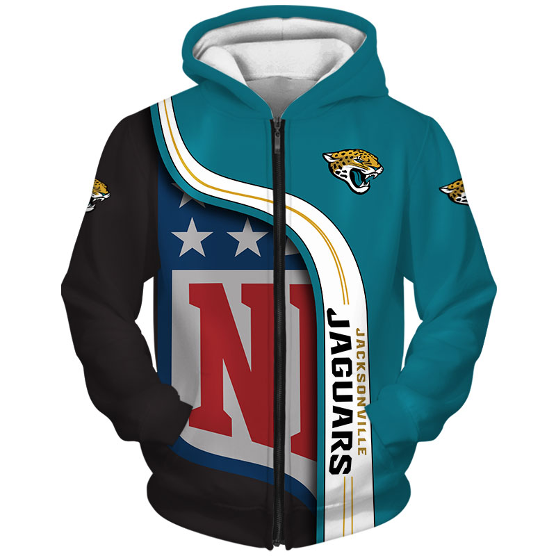 Jacksonville Jaguars 3D Hoodie Pullover Sweatshirt NFL for fans -Jack ...