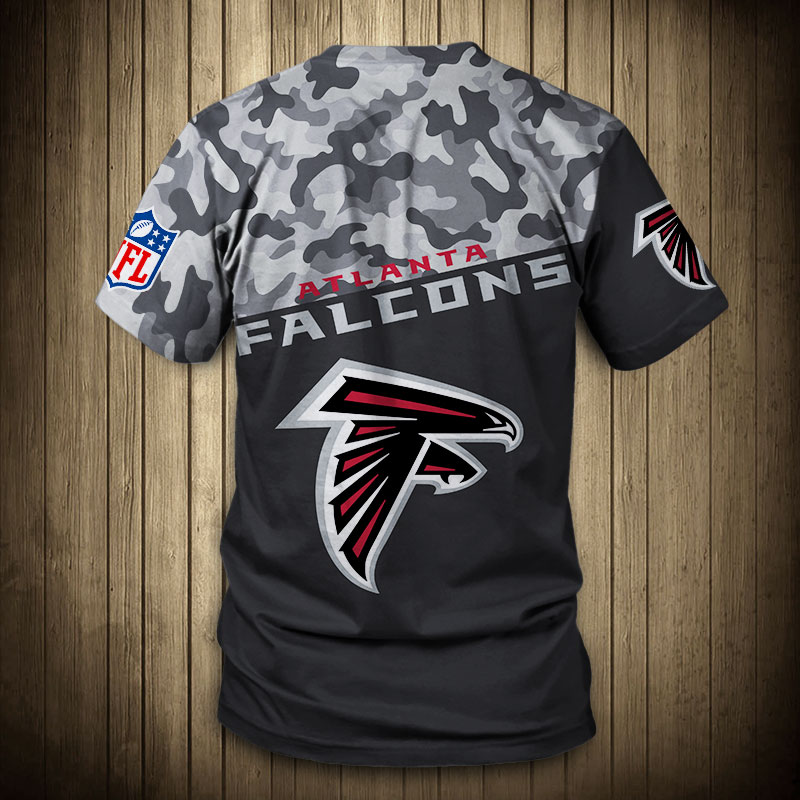 Atlanta Falcons T Shirt 3d Military Short Sleeve O Neck Gift For Fan Jack Sport Shop