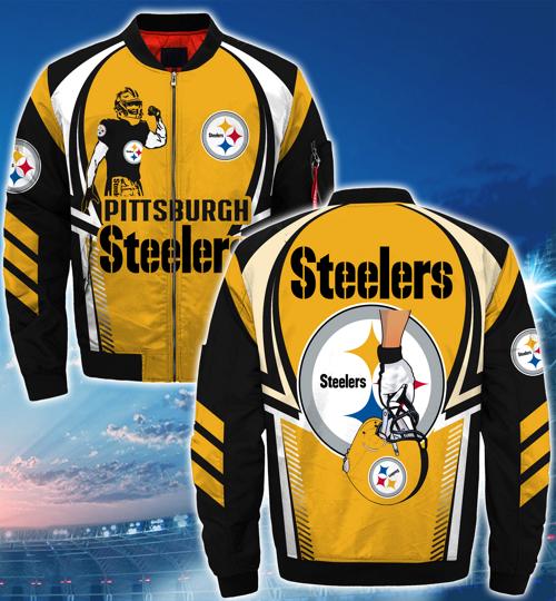 Pittsburgh Steelers bomber Jacket Style #1 winter coat gift for men ...