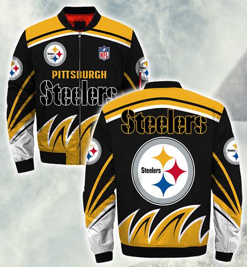 Pittsburgh Steelers bomber Jacket Style #3 winter coat gift for men ...