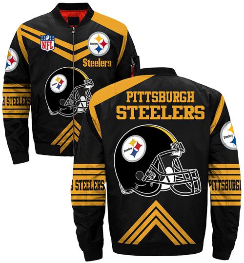 Pittsburgh Steelers bomber Jacket Style #4 coat for men -Jack sport shop