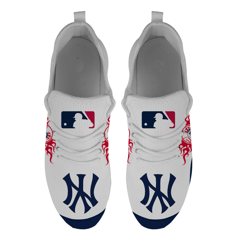 New York Yankees Yeezy Slippers Shoes - Inktee Store
