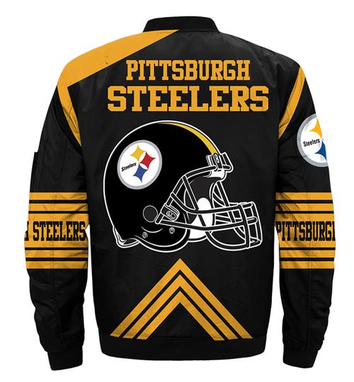 Pittsburgh Steelers bomber Jacket Style #4 coat for men -Jack sport shop