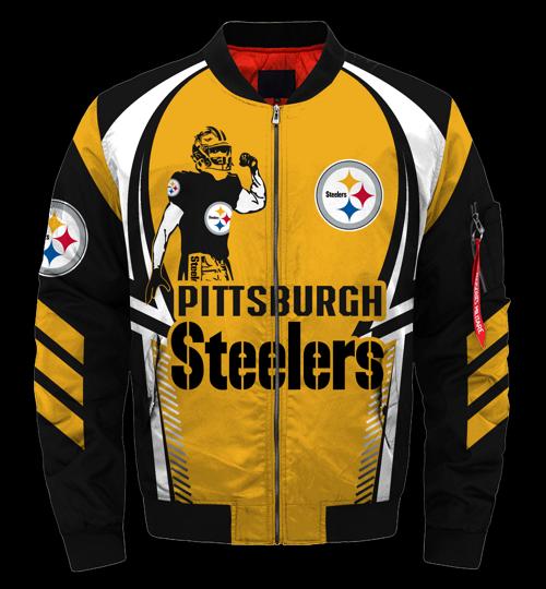 Pittsburgh Steelers bomber Jacket Style #1 winter coat gift for men ...