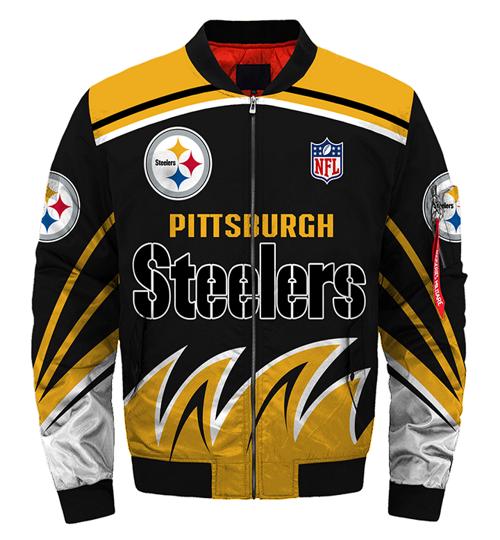 Pittsburgh Steelers bomber Jacket Style #3 winter coat gift for men ...