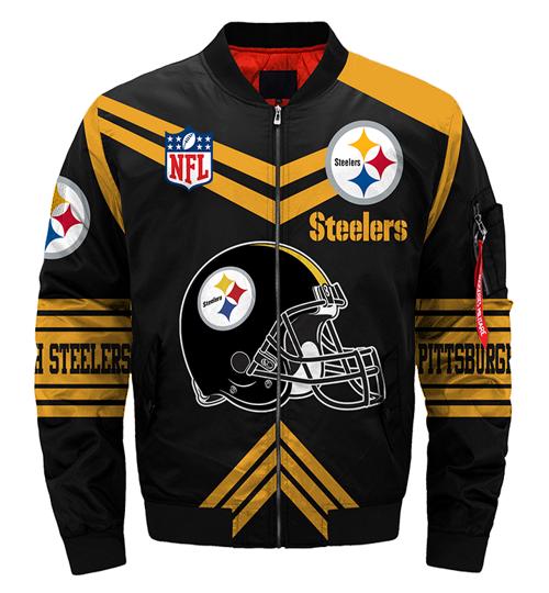 Pittsburgh Steelers bomber Jacket Style #4 coat for men 