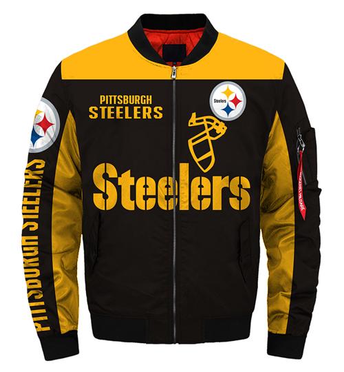 Pittsburgh Steelers bomber Jacket Style #5 coat for men -Jack sport shop