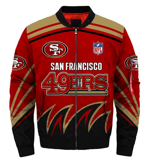 San Francisco 49ers bomber jacket Style #1 winter coat gift for men ...