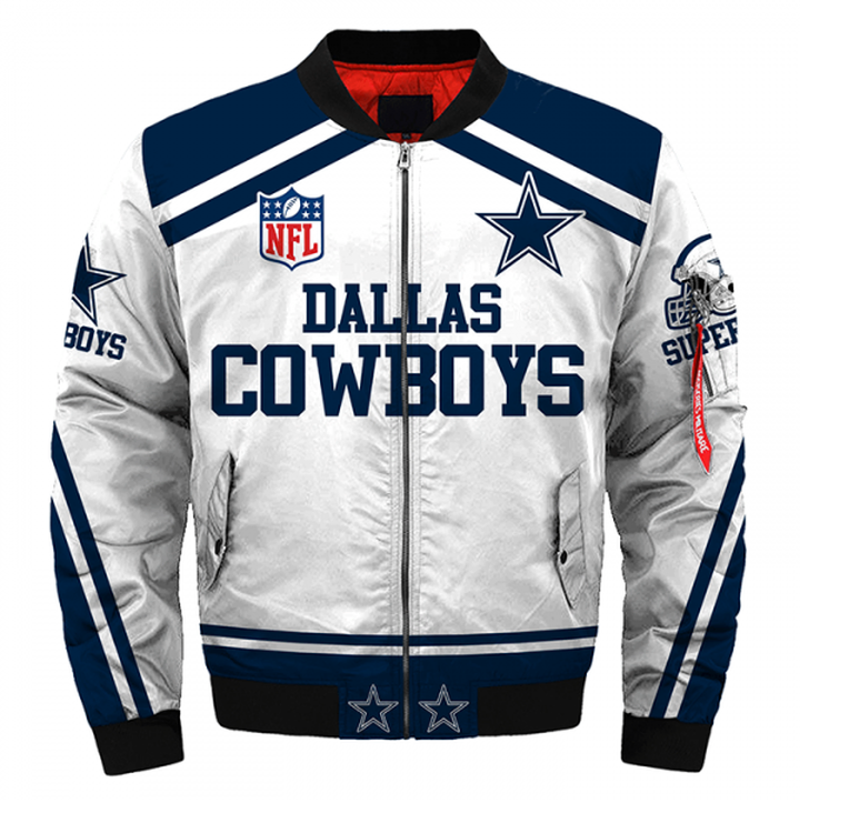 Dallas Cowboys Bomber Jacket Graphic 