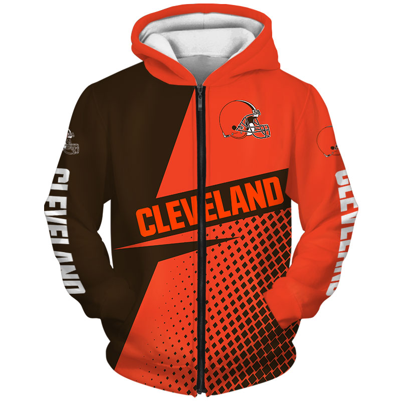 Cleveland Browns Hoodie longsleve Sweatshirt for fan -Jack sport shop