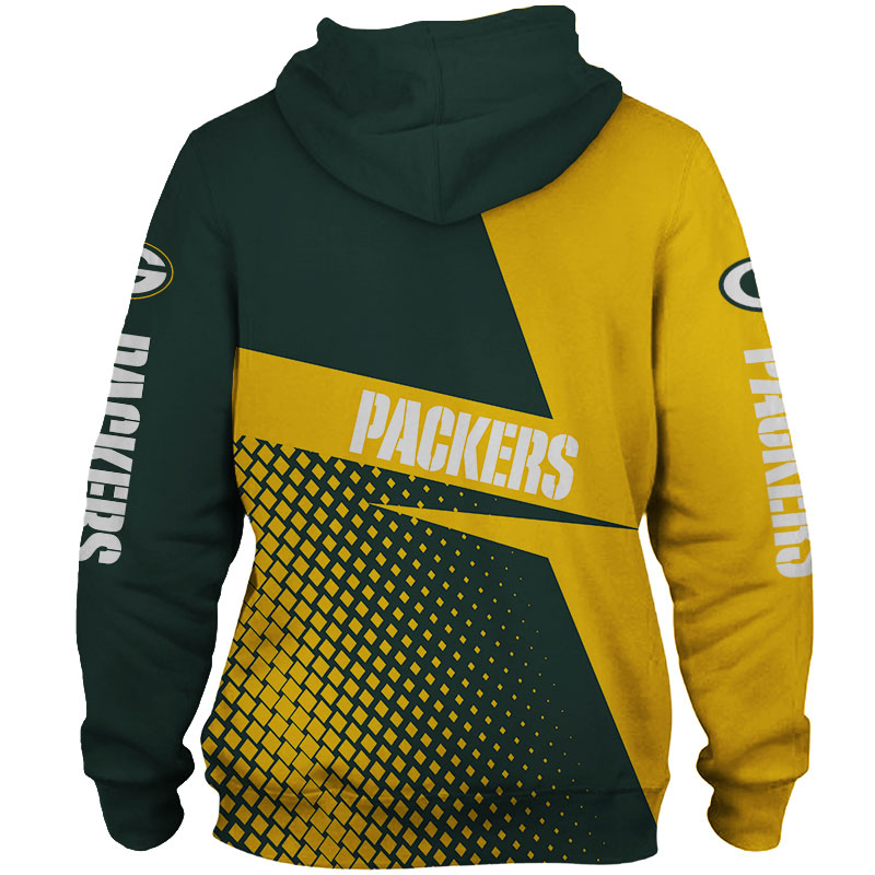 Green Bay Packers Hoodie longsleve Sweatshirt for fan -Jack sport shop