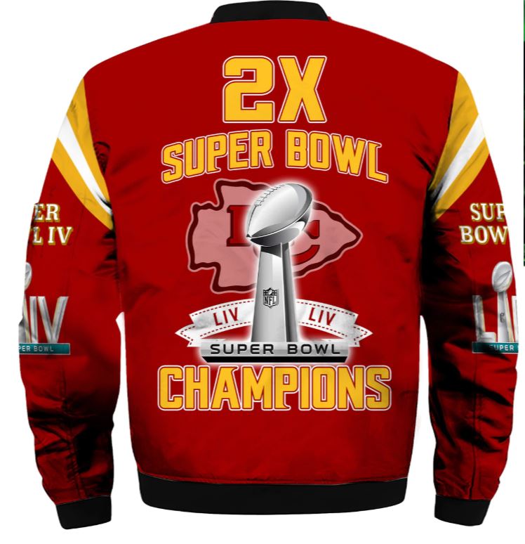 Kansas City Chiefs bomber jacket Super Bowl Champions coat gift for men