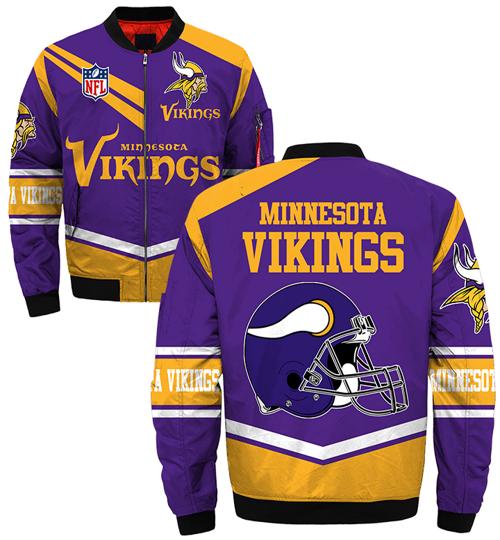 Minnesota Vikings Jacket Style #1 Winter Coat Gift