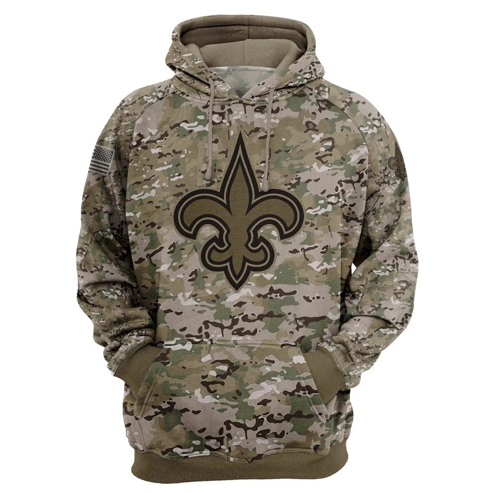 New Orleans Saints Hoodie Army graphic Sweatshirt Pullover gift for ...