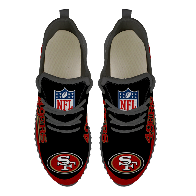 San Francisco 49ers Sneakers Customize cross style Yeezy Shoes for ...