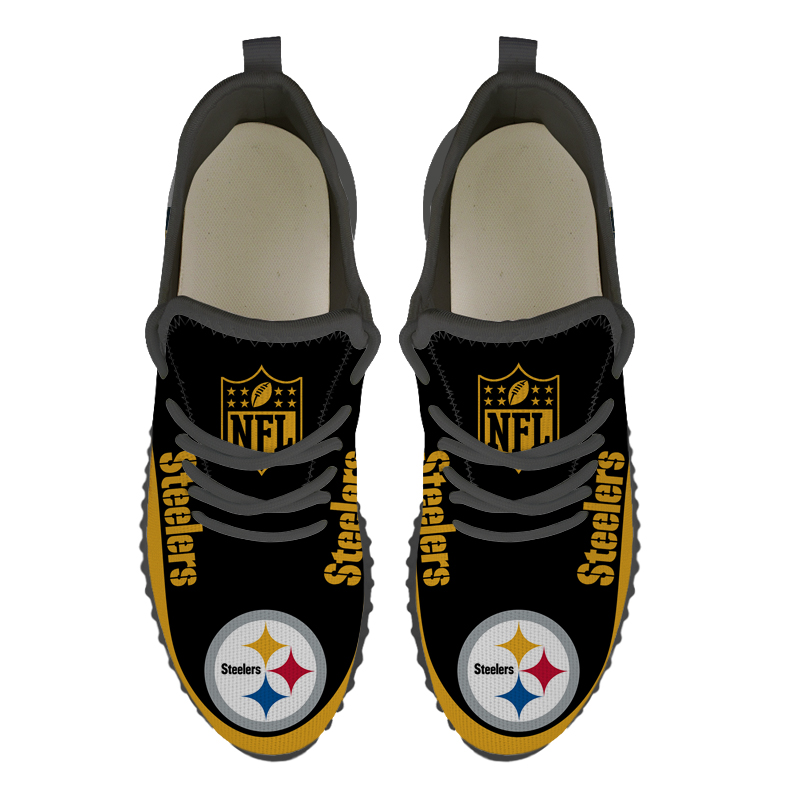Pittsburgh Steelers Sneakers Customize Cross Style Yeezy Shoes for ...