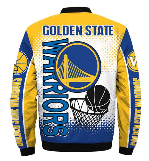Golden State Warriors bomber Jacket Style #2 winter coat gift for men ...